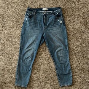 Abercrombie Curve Love The Super Skinny Ankle High Rise Jeans Size 31 Short